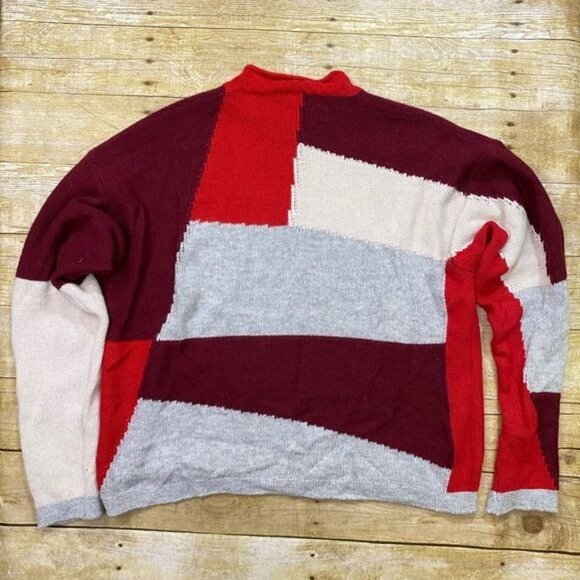 Paradis Purdue Joseph Color Block Intarsia Sweater - Picture 5 of 10